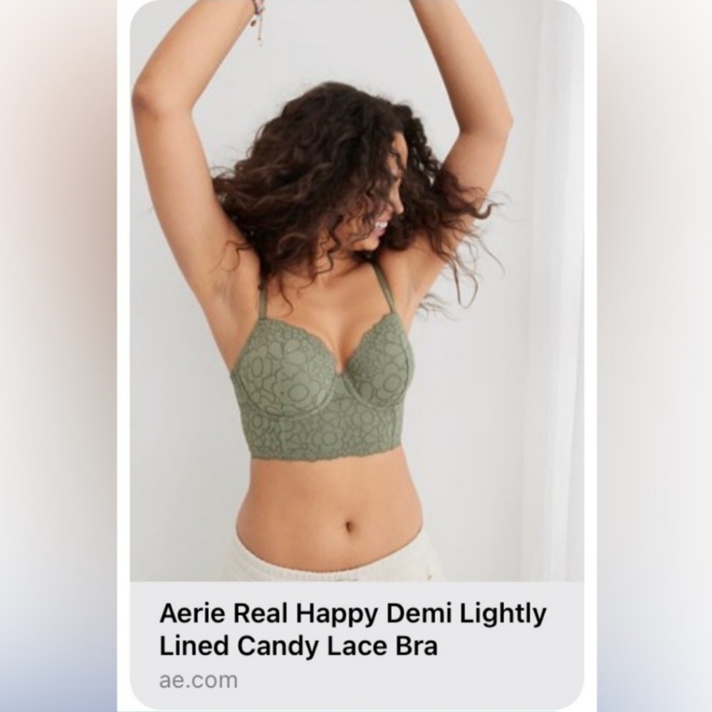 NWOT Long Line Lace Bra